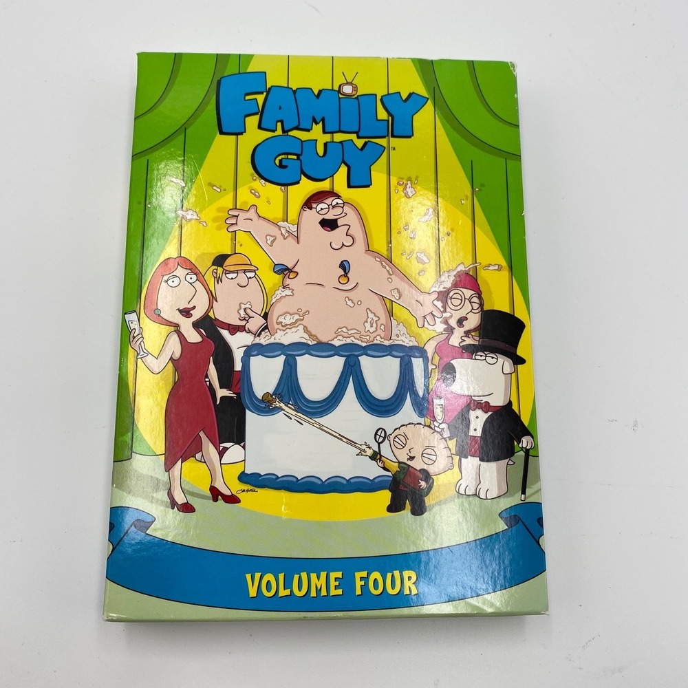 Family Guy Volume 4 DVD Set Four‎ Three Discs Episodes Animated Comedy